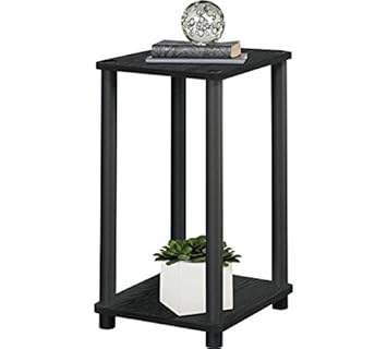 Home Verona 1 Shelf Telephone Table Black Amazon Co Uk Kitchen