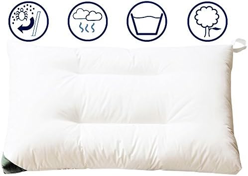 How Young Microfiber Washable Bread Shape Bed Pillow- Memory Fiberfill Down Proof Fabric -Soft Fluffy Anti Mildew Anti Mite Antioxidation Queen Singal Pillow 20"x30"
