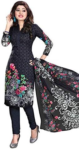 Sanisa Women's Crepe Dress Material