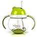 Lansinoh mOmma Straw Cup with Dual Handles for Toddlers, Green