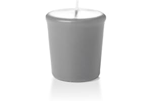 yummi 15hr Unscented Light Gray Votive Candles -9 per Pack