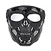 MOGOI Airsoft Skull Mask, Full Face Protective Masks for Airsoft Paintball Outdoor Cs War Game BB Gun Halloween Skeleton Masks Party Cosplay Mask Movie Props