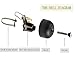 Retro Bike Bell for Adults Womens Kids, 1Pcs Vintage Road Bycicle Handlebar Stainless Steel Spurcycle Bells Brass Mountain Bikes Horn for Cycling Riding, Bike Bells, Black
