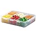 LockandLock Rectangular Food Container with Locking Lid and Divider, 91-Ounce, 11.2-Cup