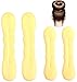 Styla Hair Magic Hair Bun Maker 4 Pack (2 Small, 2 Large) Foam Sponge Buns Shaper Accessories Strong Flexible Reusable Bun Twister for Updo’s, Ballet Buns, French Twist, Waves & more! (Blonde)