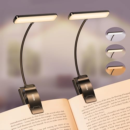Gritin 19 LED Rechargeable Book Light