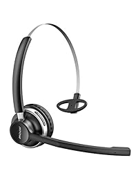 Mpow   Auriculares Bluetooth HC3, reducción de ruido de doble micrófono, 13 horas de tiempo de reproducción, con modo de cable, auricular para teléfono móvil, auriculares Bluetooth para coche con micrófono para el centro del conductor scope golpe