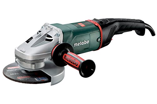Metabo - Amoladora angular de 7 - 8, 500 Rpm - 15,0 A con gatillo de bloqueo (606466420 24-180 MVT), Amoladoras angulares profesionales