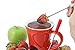 Swissmar F12066 4-Piece Sweetheart Chocolate Fondue Mug Set