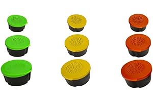 PP Earthworm Storage Box with Breather Holes – Compact Live Bait Container for Fishing Tackle, 3-Piece Set (11.8×.×9 cm / 9.×