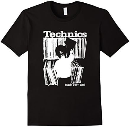 Men's Technics Teach Them Well TShirt 2XL Black