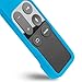 Protective Case for Apple TV 4th Generation Siri Remote Controls, FineGood 2 Pack Silicone Skidproof Cover of Protection for TV 4 Remote - Black, Blue