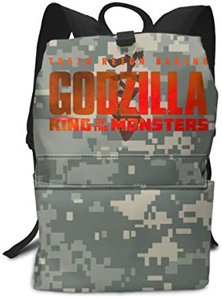 Greatcountry 2019 New Godzillas King of The Monsters? Backpack Daypacks Lightweight Large Space Durable Waterproof Adult and Teens Adult Backpack