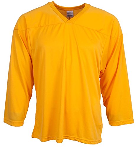 CCM 10200 Classic Practice Senior Hockey Jersey - Sunflower - Size M