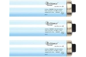 BRILLIANCE ADVANCED Brilliance Bronzer F73 HO 100W-120W 5.0% RDC Tanning Lamp (32)