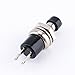 Yosoo 10pcs Mini Push Button Switch Momentary Switch Automotive On/Off Switch Black
