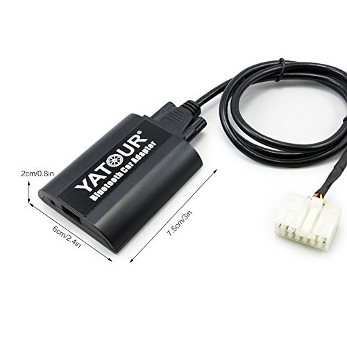 Yatour Digital Music CD Changer Bluetooth Car Adapter Hands Fress Call Adapter USB charging For 5+7 Big Plug Toyota Lexus