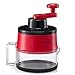 Gourmia GSS9210 Spiral Slicer Vegetable Spiralizer Includes 3 Interchangeable Slicing Blades Great for Veggie Spaghetti, Pasta, Salad, Potatoes & More Striking Red Finish, BPA free