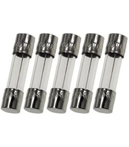 WITONICS 5-Pack 3/16x3/4 Inch (5x20mm) 2A 250V Glass Fuses – Slow Blow