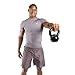 CAP Barbell Black Enamel Coated Cast Iron Kettlebell, 15 lb