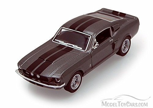 1967 Shelby GT500, Gray - Kinsmart 5372D - 1/38 Scale Diecast Model Toy Car, but NO Box