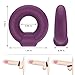 Silicone Penis Ring,Premium Stretchy Cock Ring for Last Longer Harder Stronger Erection,Pleasure Enhancing Sex Toy for Man or Couples Play Purple