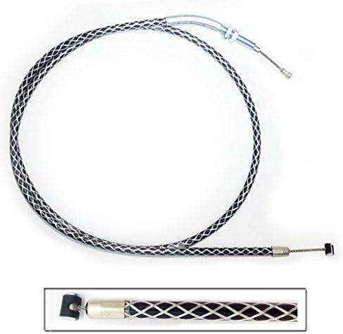 Stainless Braided Clutch Cable For Kawasaki Z1000 (Carbon)