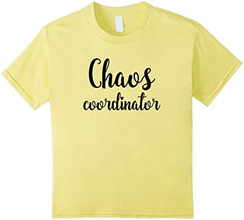 Kids Chaos Coordinator T-Shirt 4 Lemon