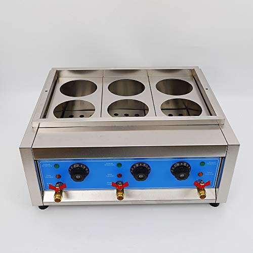 Commercial 6 Holes Noodle Cooker Machine, Electric Noodle Oven Frying