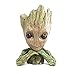 Pinsjar 15cm Kawaii Polyresin Flowerpot Tree Baby Groot Succulent Planter Cute Green Plants Flower Pot with Hole Pen Pot Best New Year Gifts For Kids primary