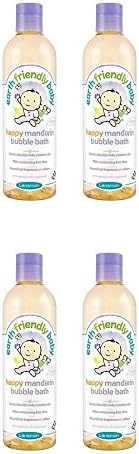 (4 PACK) - Earth/F Happy Mandarin Bubble Bath | 300ml | 4 PACK - SUPER SAVER - SAVE MONEY