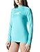 Tesla TM-FSR24-AQA_Small Women's UPF 50+ Regular-Fit Long Sleeve Athletic Rashguard FSR24