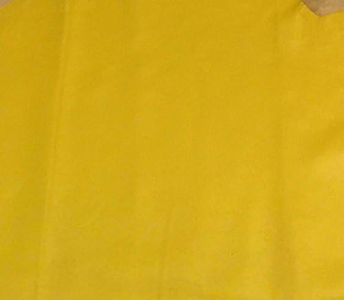 Lambskin Leather Whole Hide Lamb (8.1 Square Feet, Bright Yellow)