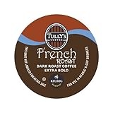 Tully's Coffee French Roast, K-Cup for Keurig Brewers, 96 Count