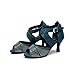BAYSA Women Fashion Rhinestone Latin Ballroom Salsa Tango Dance Shoe