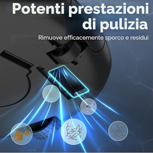 BRINBO Robot for Above Ground and In-Ground Pools, Quick Charge 2.5 Hours, Autonomy 130 Mins, Double Pull, Powerful Cleaning, Suitable for Pools up to 80 m², Black and White