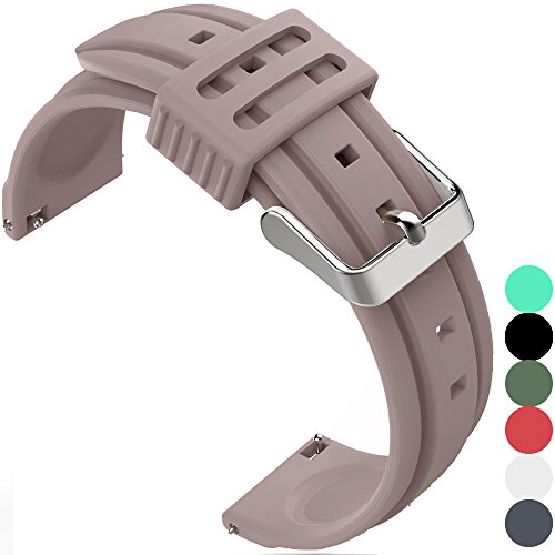 For Gear s3 Bands, Cojerk Silicone Watch Bands for Samsung Gear S3 Frontier / S3 Classic / Moto 360 2nd Gen 46mm(Lavender)