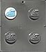 Baby Bootie Oreo Cookie Sandwich Chocolate Candy Mold Baby Shower 1667