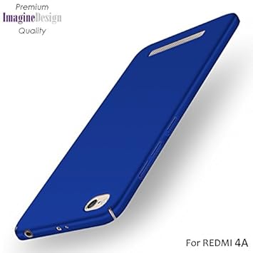 WOW Imagine All Sides Protection "360 Degree" Sleek Rubberised Matte Hard Case Back Cover For Xiaomi Redmi 4A Mobile - Blue