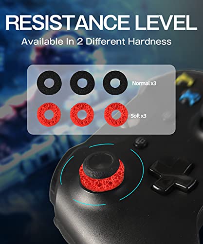 JCD 2Pcs Aim Assist Rings Motion Control Rings For PS5 PS4...
