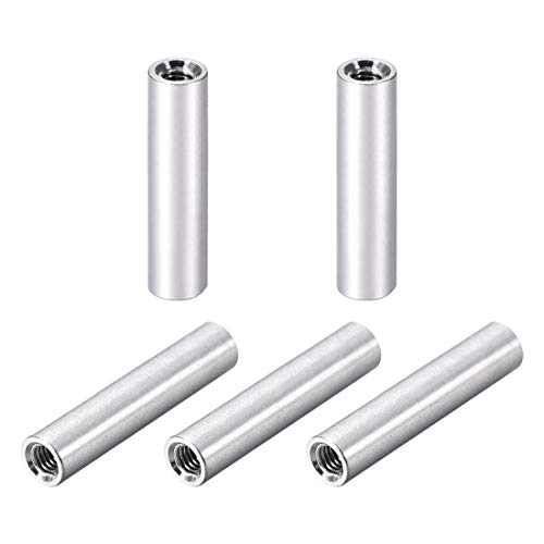 uxcell 5 Pcs M3x30mm Round Aluminum Standoff Column