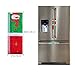 Unomor Christmas Decorations Idea Snowman Kitchen Appliance Handle Covers for Refrigerator, Door etc Set of 3