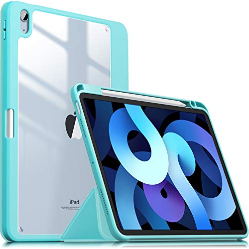 ipad air 4 clear case with pencil holder