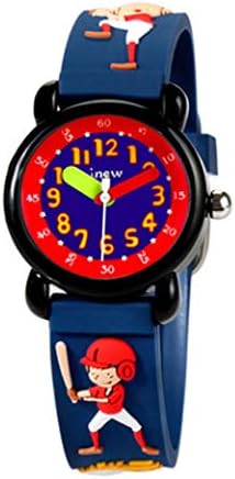 Waterproof 3D Cute Cartoon Digital Wristwatches Silicone Band Quartz Watch Time Teacher Gift for Kids Girls Toddlers