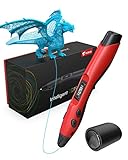 TECBOSS 3D Pen for Kids, 3D Printing Pen with LED Display, 3D Printer Art Pen, STEM Toy for Boys & Girls, Age 6 & Up