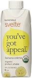 Svelte Organic Protein Shake, Banana Crème, 11 Ounce (Pack of 8)