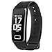Wireless Fitness Activity Tracker Smart Bracelet Watch Wristband Blood Pressure Heart Rate Calorie Tracker Pedometer Sport Sleep Monitor Waterproof for Android IOS Phone