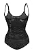 Sunzel Body Shaper, Women's Body Briefer Smooth Wear - Your Own Bra Slimmer Shapewear Bodysuits (X-Large, Modern Black)