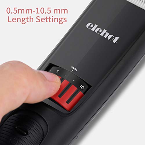 ELEHOT Beard Trimmer Hair Clippers Cordless with Adjustable Blade Combs