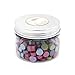 UNIQOOO 180 Pcs 8 Mixed Colors Sealing Wax Beads Nuggets for Wax Seal Stamp -Green Turquoise Blue Lavender Wine - for Cards Envelopes, Wedding Invitations, Wine Packages, Gift Wrapping